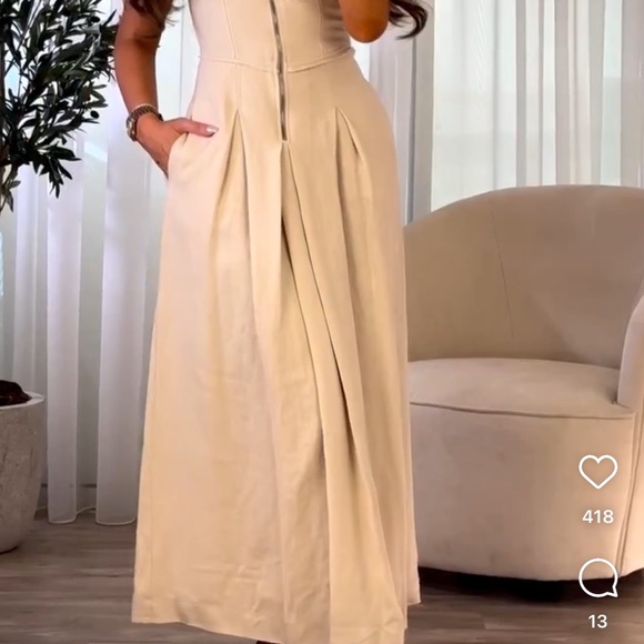 ZARA DRESS WITH ZIPPER - LIMITED EDITION BEIGE  | 2902/586 - Picture 7 of 7